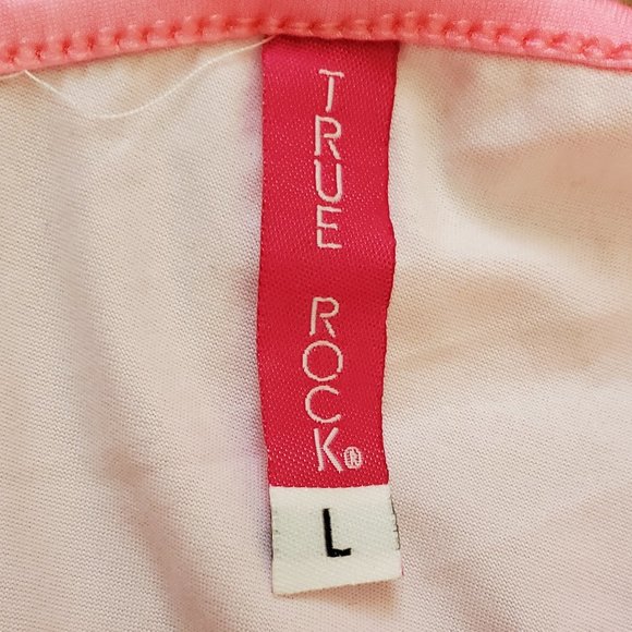True Rock Hot Pink Scoop Neck Maxi Dress SZ L - Picture 4 of 11